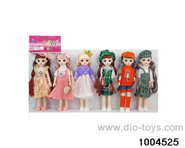 14 inch 12-joint doll suit in PP bag with header