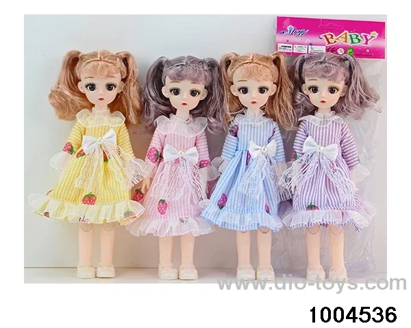 14 inch 13-joint doll suit in PP bag with header