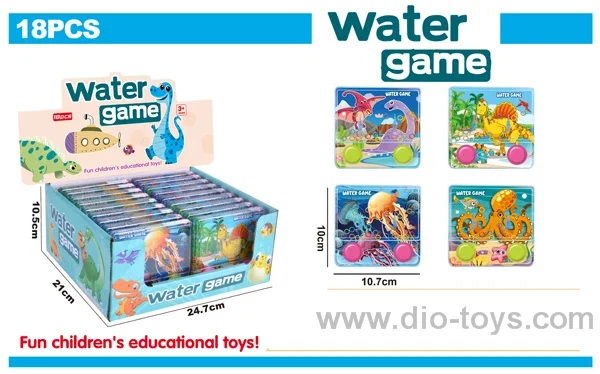 Transparent water machine 2 sets mixed loading in display box