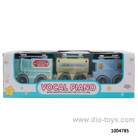 Train Knock piano in window box