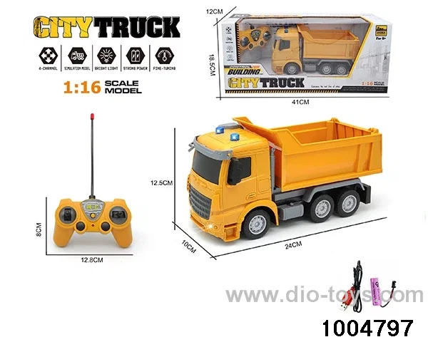 1:16 4ch RC car with light (Power Pack)in window box