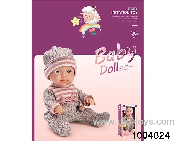 9-inch doll in window box