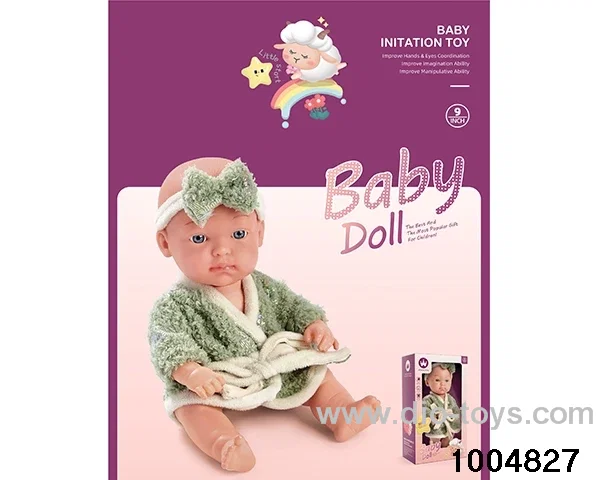 9-inch doll in window box