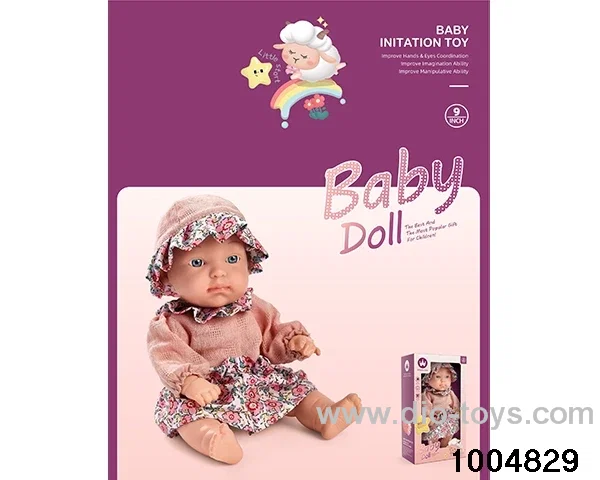 9-inch doll in window box