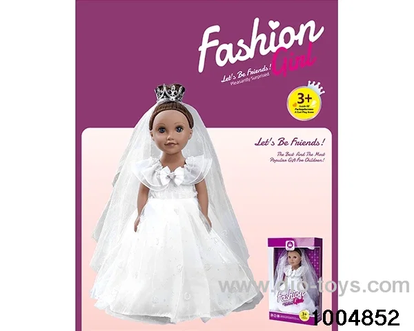 18-inch doll in window box