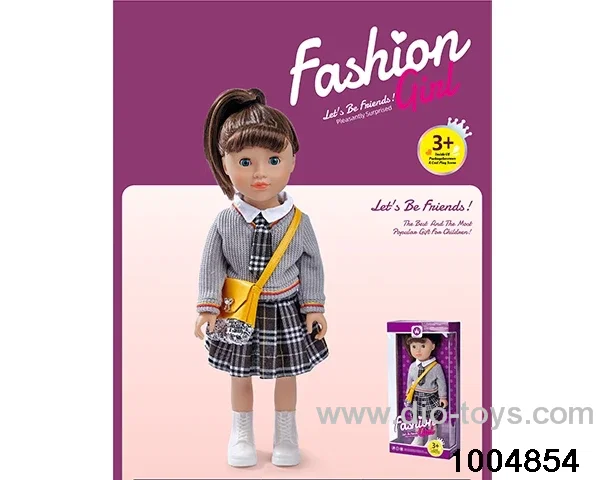 18-inch doll in window box