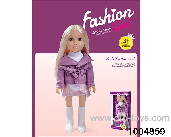 18-inch doll in window box
