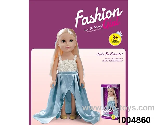 18-inch doll in window box