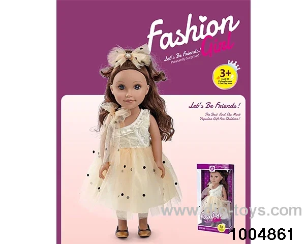 18-inch doll in window box