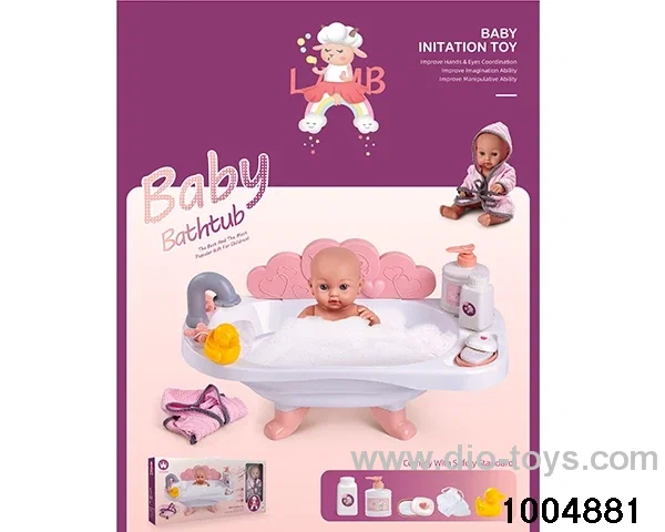 Bathtub (with 12 inch doll) in color box
