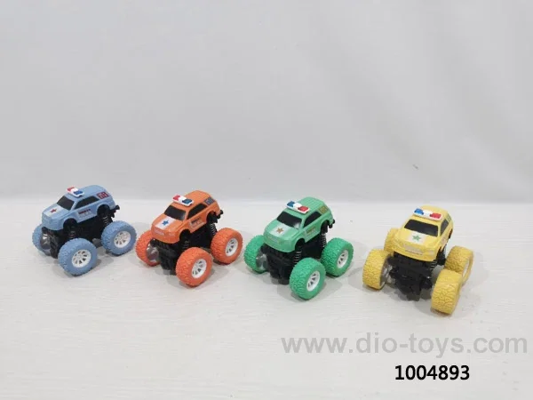 Inertial stunt car 4 sets mixed loading  in opp bag