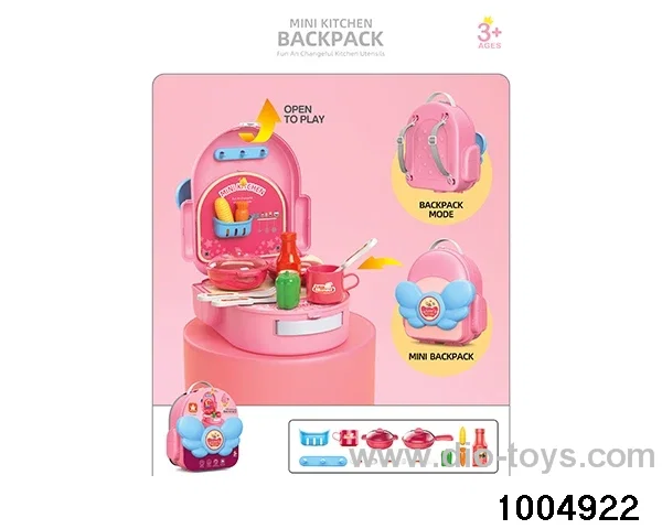 Fashion Schoolbag - Kitchen in paper card