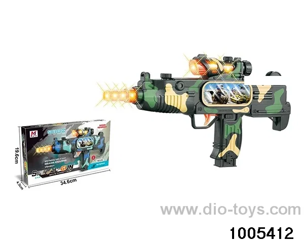 Electric gun in color box