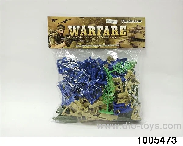 Corps of soldiers in poly bag header