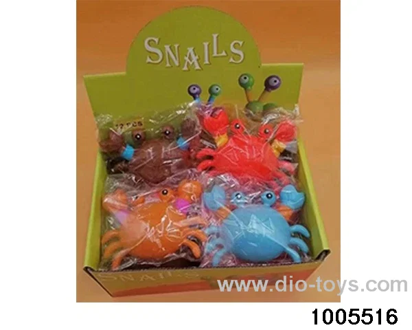 Crabs with lights without lights 0.3 one less in opp bag