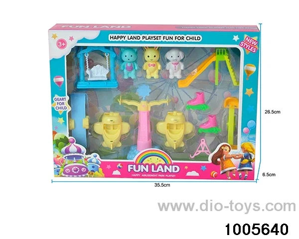 Amusement Park Set in color box