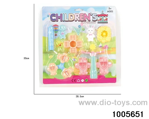 Amusement Park Set in Blister card