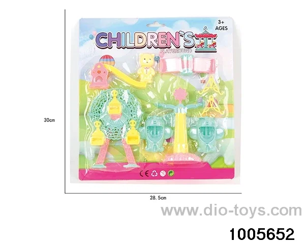 Amusement Park Set in Blister card