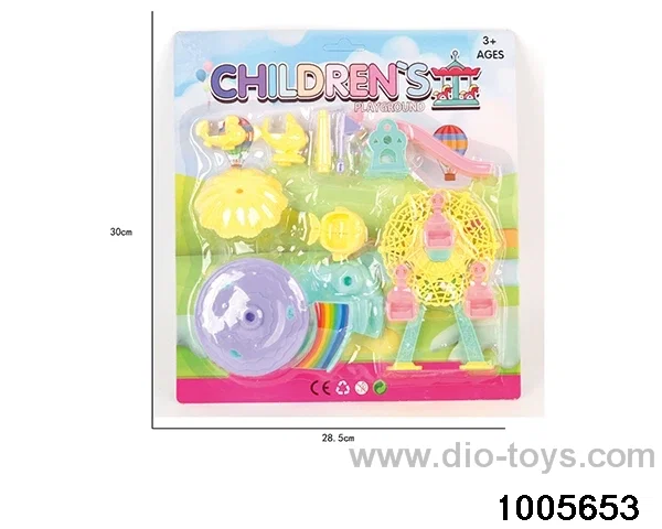 Amusement Park Set in Blister card