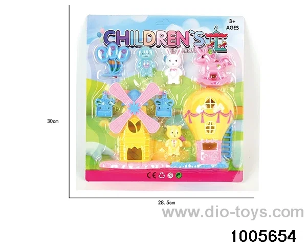 Amusement Park Set in Blister card