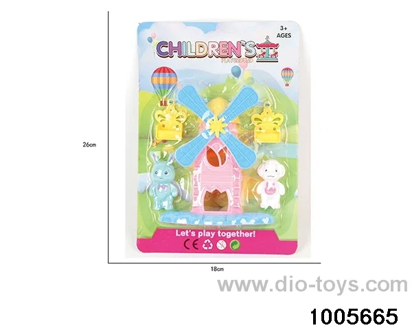 Windmill house in Blister card