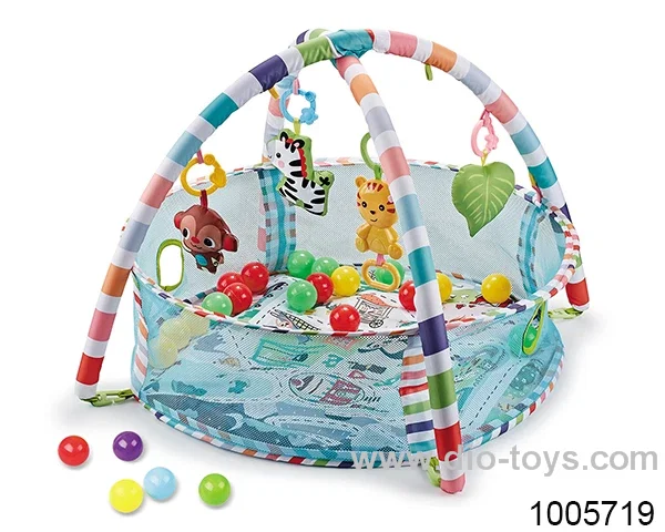 baby play mat with 18pcs ball in color box
