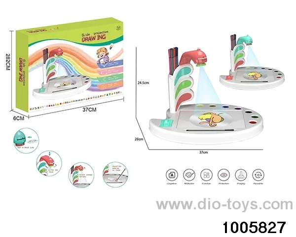 Painting toys in color box