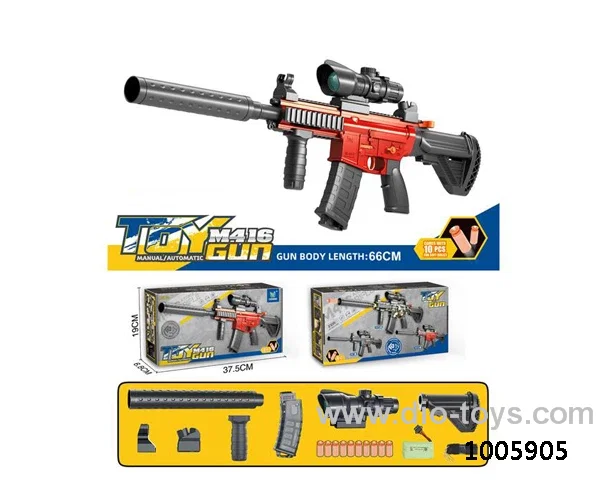Hand-in-One Soft Shotgun_x000D_
(M416 Electric) in color box