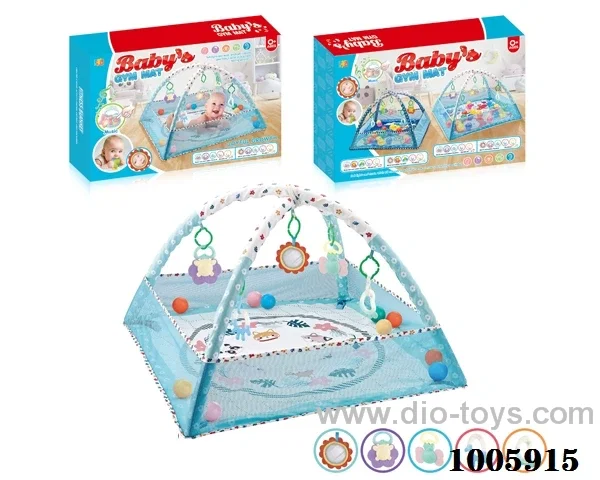 Baby fitness blanket & ball pit  in color box