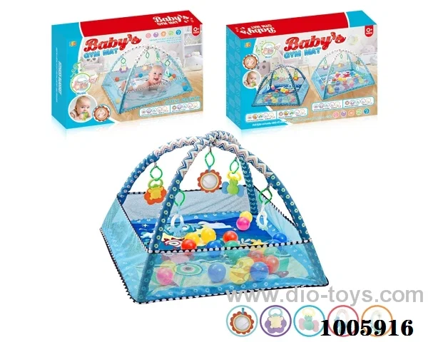 Baby fitness blanket & ball pit  in color box