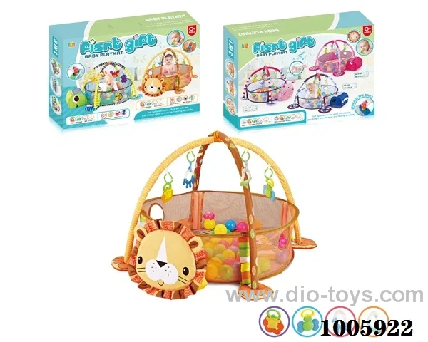 Baby fitness blanket & ball pit in color box