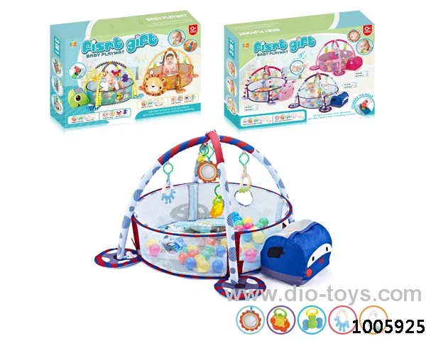Baby fitness blanket & ball pit in color box