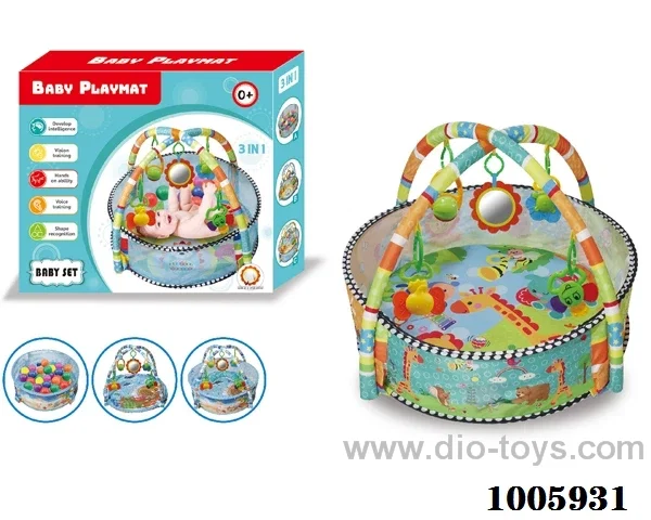 activity gym & ball pit  in color  box
