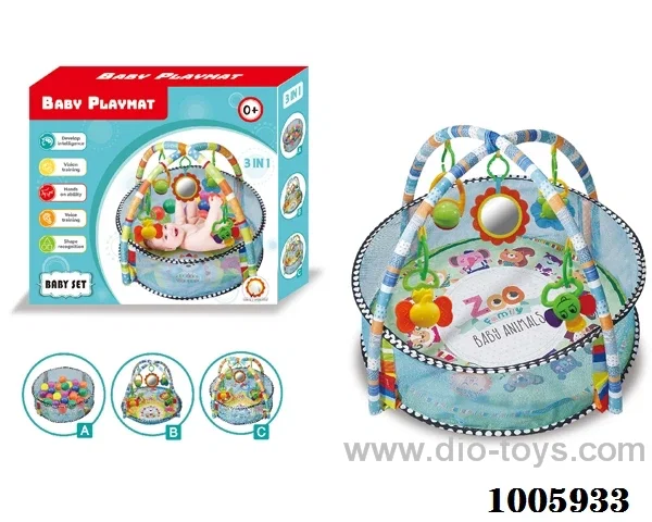 activity gym & ball pit  in color  box