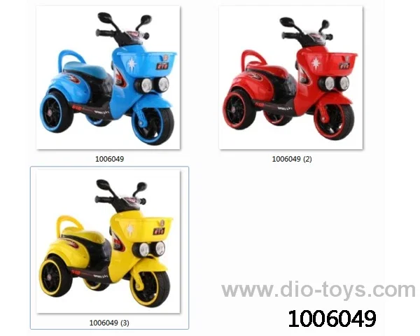single drive  one-button start motorcycle story with music  3 color mixed loading