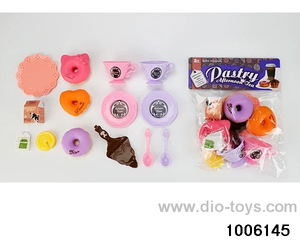 Tea tableware pastry and dessert series in PP bag with header