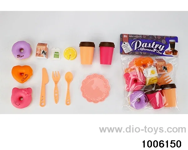 Tea tableware pastry and dessert series in PP bag with header