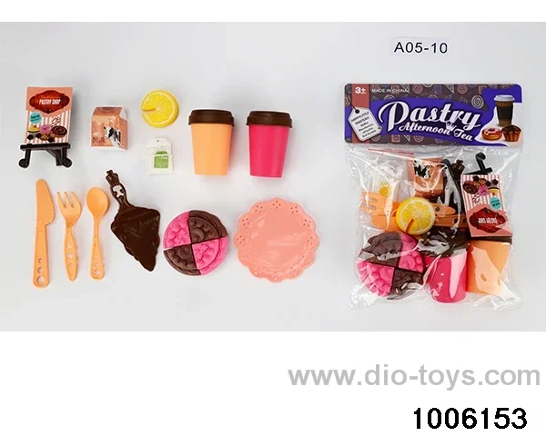 Tea tableware pastry and dessert series in PP bag with header