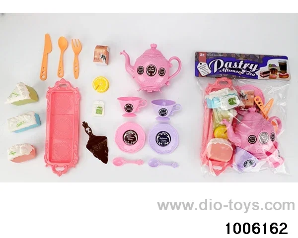 Tea tableware pastry and dessert series in PP bag with header