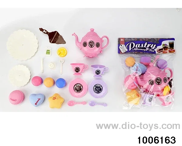 Tea tableware pastry and dessert series in PP bag with header
