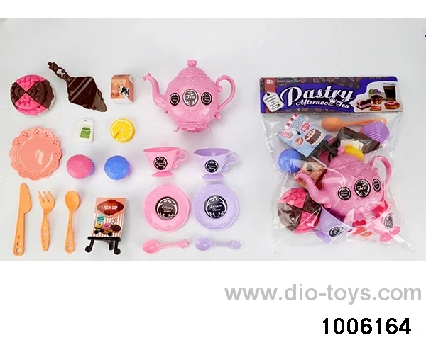 Tea tableware pastry and dessert series in PP bag with header