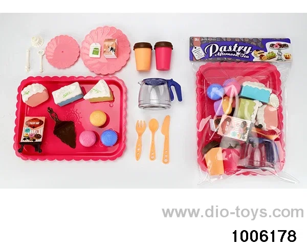 Tea tableware pastry and dessert series in PP bag with header