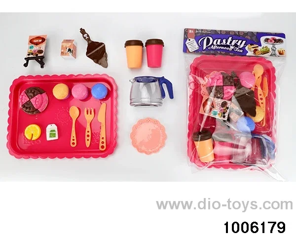 Tea tableware pastry and dessert series in PP bag with header