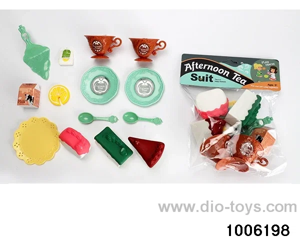 Tea tableware pastry and dessert series in PP bag with header