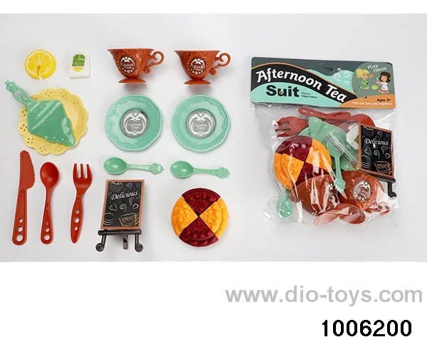 Tea tableware pastry and dessert series in PP bag with header