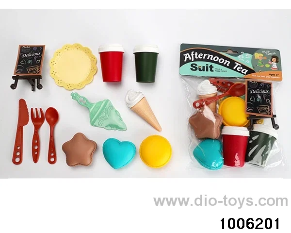 Tea tableware pastry and dessert series in PP bag with header
