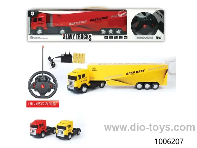 CONTAINER TRUCK IN WINDOW BOX，INCLUDE USB CHARGER