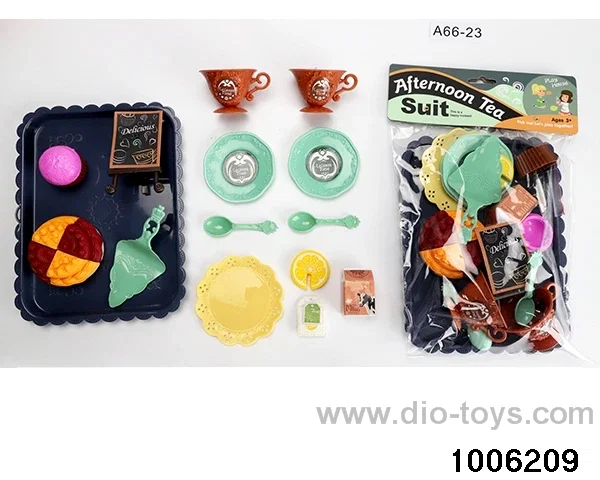 Tea tableware pastry and dessert series in PP bag with header