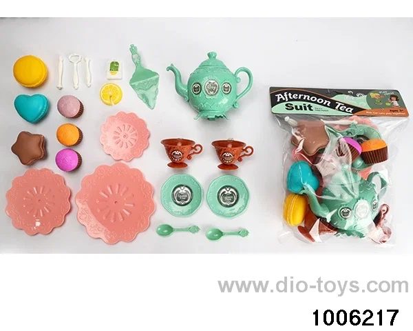 Tea tableware pastry and dessert series in PP bag with header