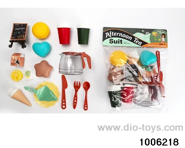Tea tableware pastry and dessert series in PP bag with header